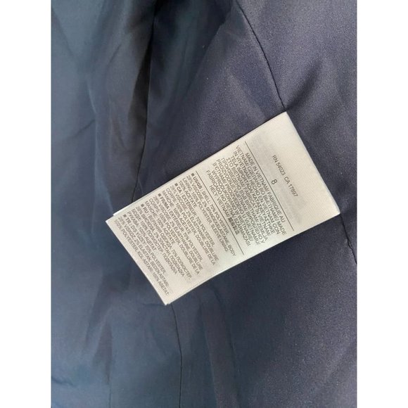 Banana Republic women's 8 black pinstripe blazer suit coat 2 button closure NWT‎ - Picture 5 of 6